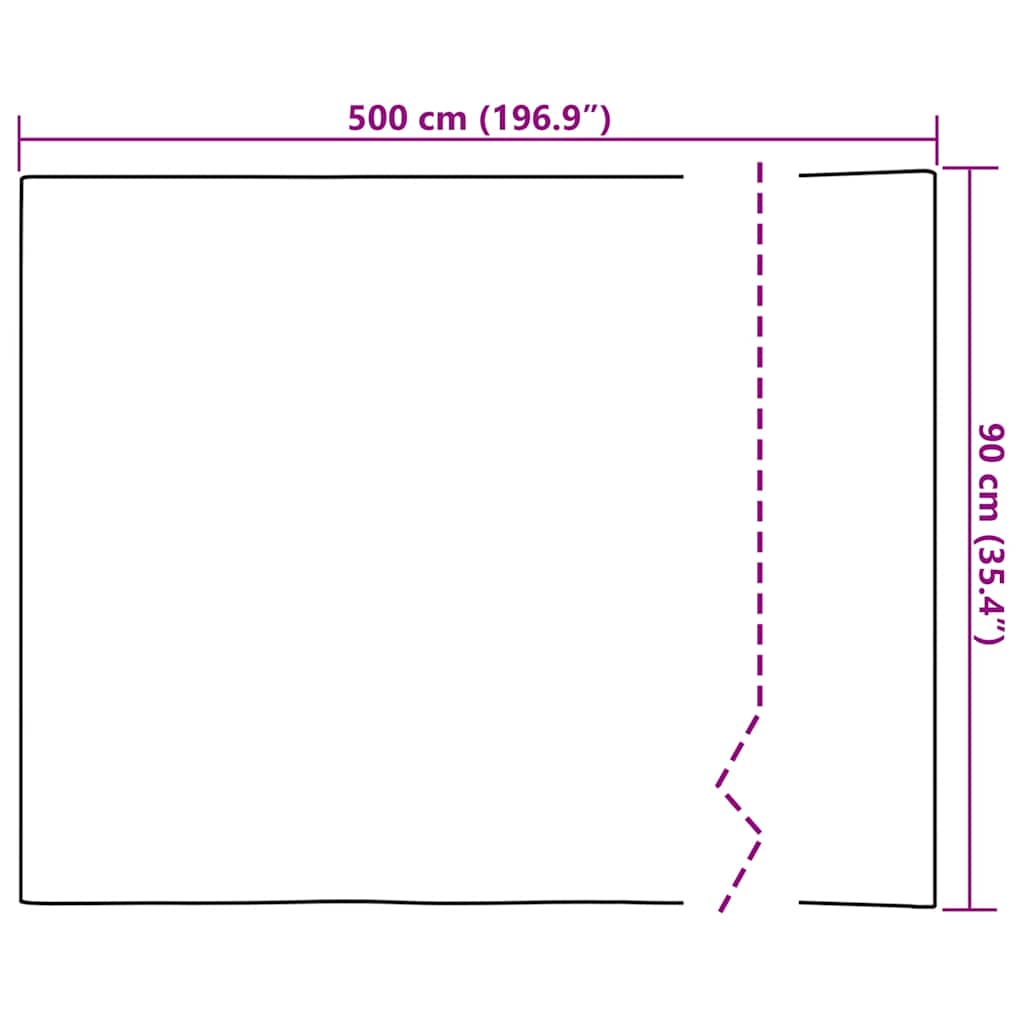 Selvklebende folie til møbler lys eikefarge 500x90 cm PVC
