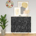 Selvklebende folie til møbler svart stein 500x90 cm PVC