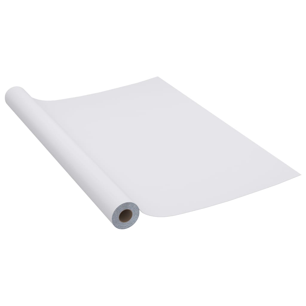 Selvklebende folie til møbler høyglans sølv 500x90 cm PVC