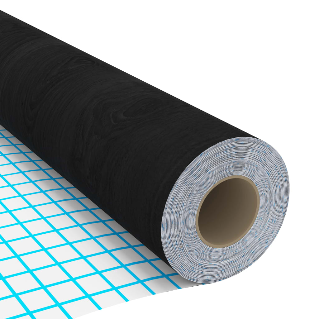 Selvklebende møbelfolier 2 stk 500x90 cm PVC mørk trefarge