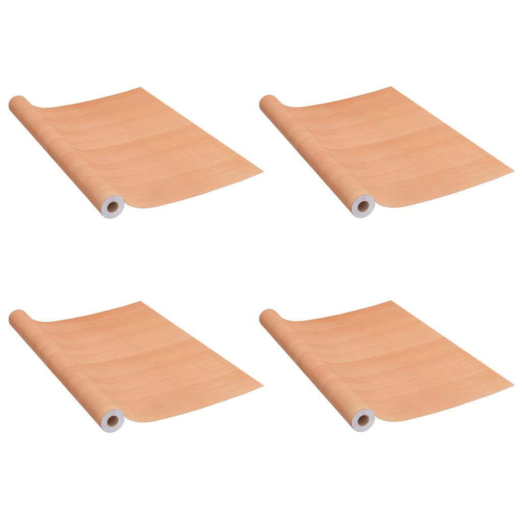 Selvklebende møbelfolier 2 stk 500x90 cm PVC japansk eik