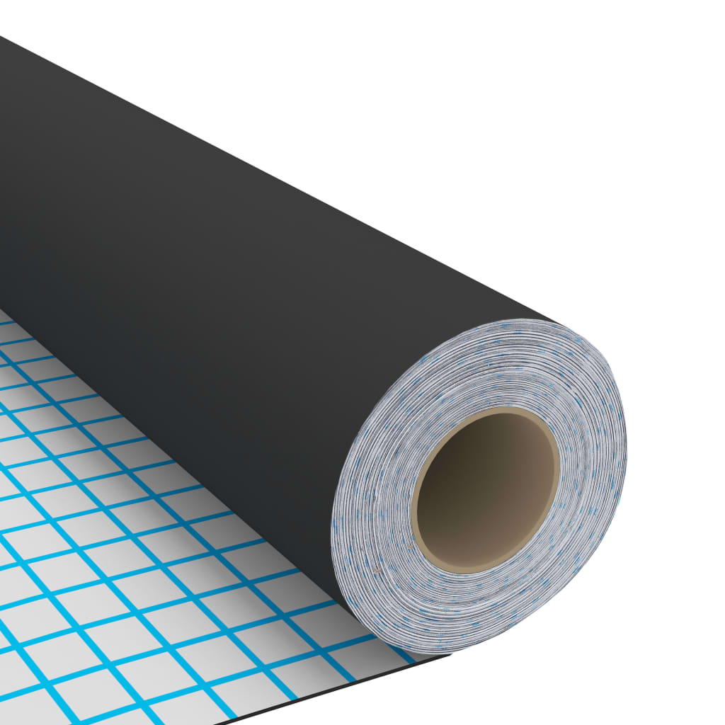 Selvklebende møbelfolier 2 stk 500x90 cm PVC svart