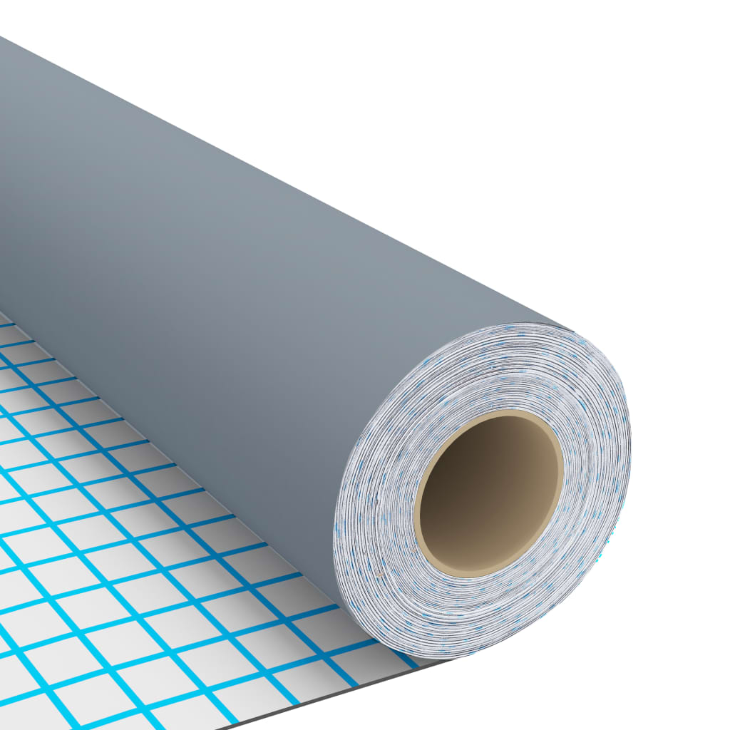 Selvklebende møbelfolier 2 stk 500x90 cm PVC grå