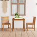 3-delt hagespisesett 80x80 cm heltre teak