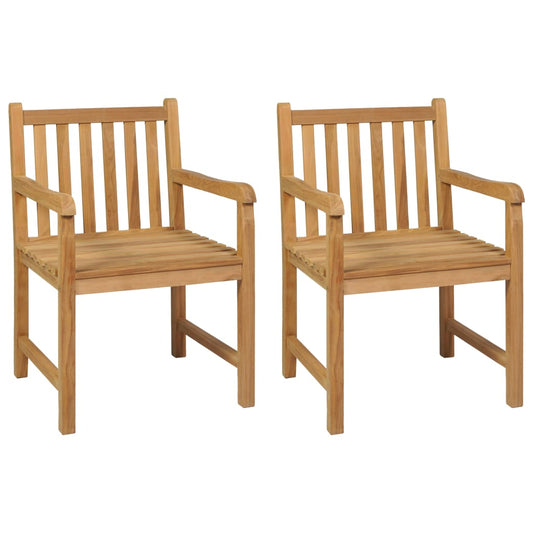 3-delt hagespisesett 80x80 cm heltre teak vidaXL