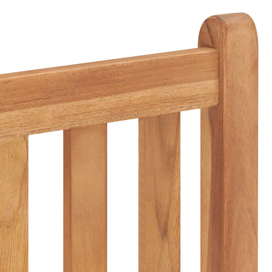 5-delers hagespisesett 120x70 cm heltre teak