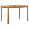 5-delers hagespisesett 120x70 cm heltre teak