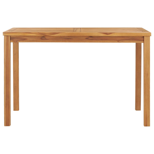 7-delers hagespisesett 120x70 cm heltre teak