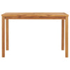 7-delers hagespisesett 120x70 cm heltre teak