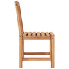 7-delers hagespisesett 150x90 cm heltre teak