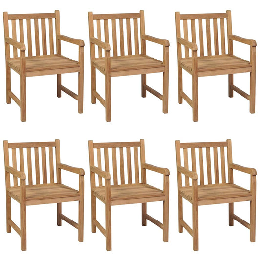7-delers hagespisesett 150x90 cm heltre teak vidaXL