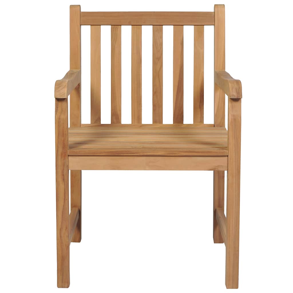 7-delers hagespisesett 150x90 cm heltre teak vidaXL