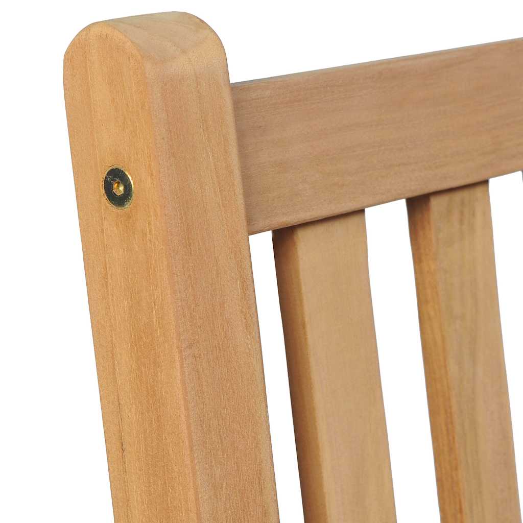 7-delers hagespisesett 150x90 cm heltre teak vidaXL