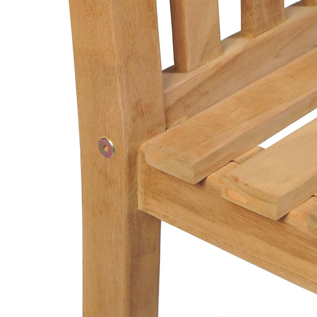 7-delers hagespisesett 150x90 cm heltre teak vidaXL