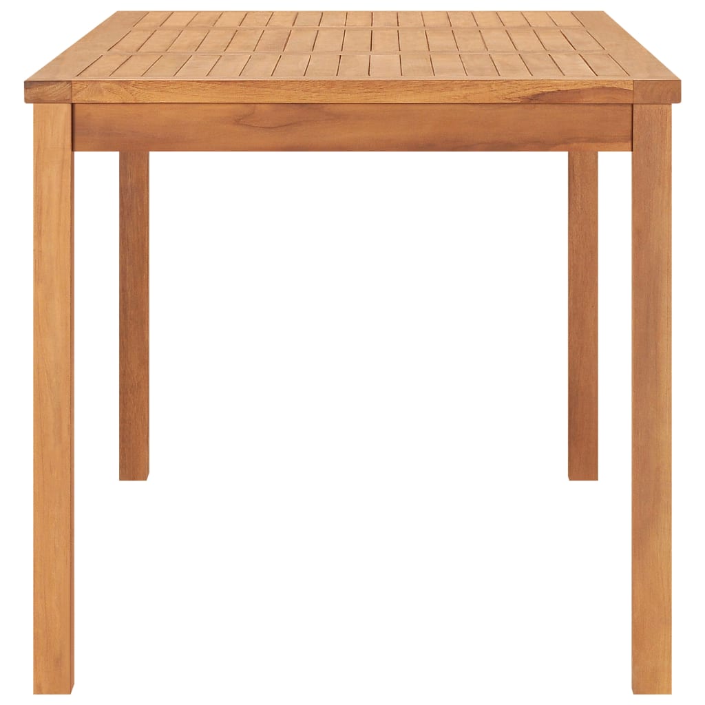 5-delers hagespisesett 160x80 cm heltre teak vidaXL