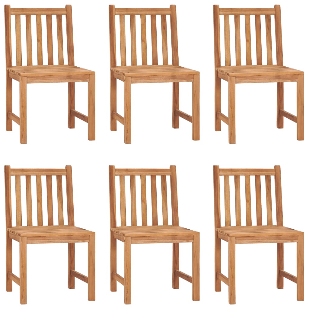 7-delers hagespisesett 180x90 cm heltre teak vidaXL