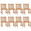 9-delers hagespisesett 180x90 cm heltre teak