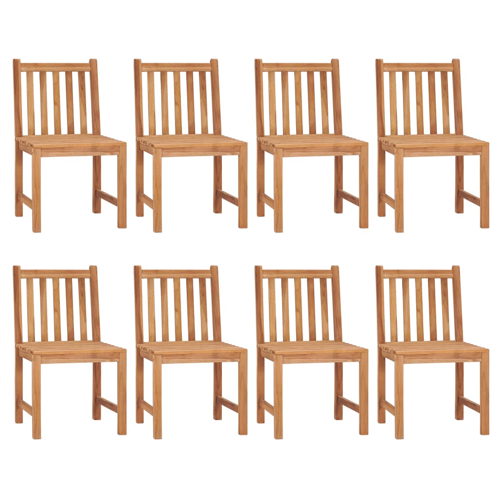 9-delers hagespisesett 200x100 cm heltre teak
