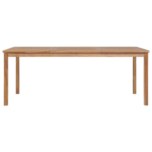 9-delers hagespisesett 200x100 cm heltre teak