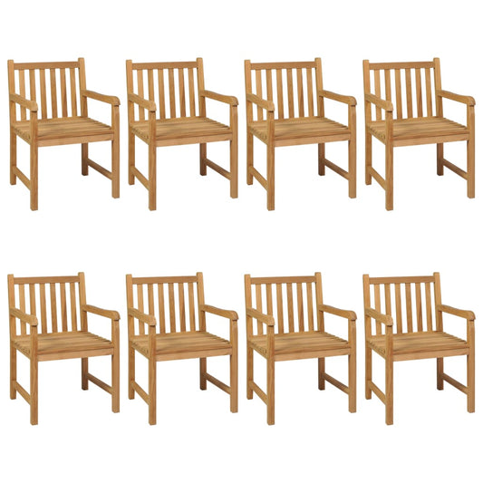 9-delers hagespisesett 200x100 cm heltre teak vidaXL