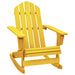 Adirondack gyngestol for hage heltre gran gul