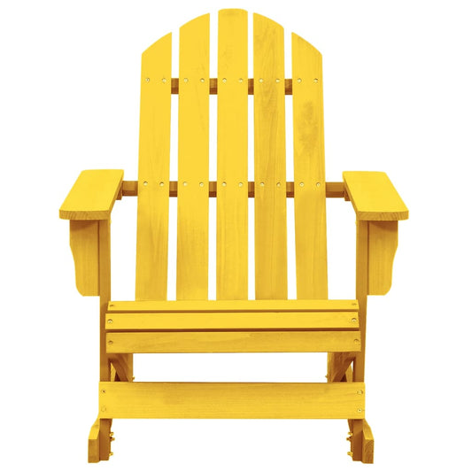 Adirondack gyngestol for hage heltre gran gul
