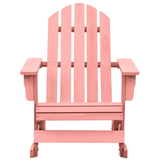 Adirondack gyngestol for hage heltre gran rosa