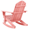 Adirondack gyngestol for hage heltre gran rosa