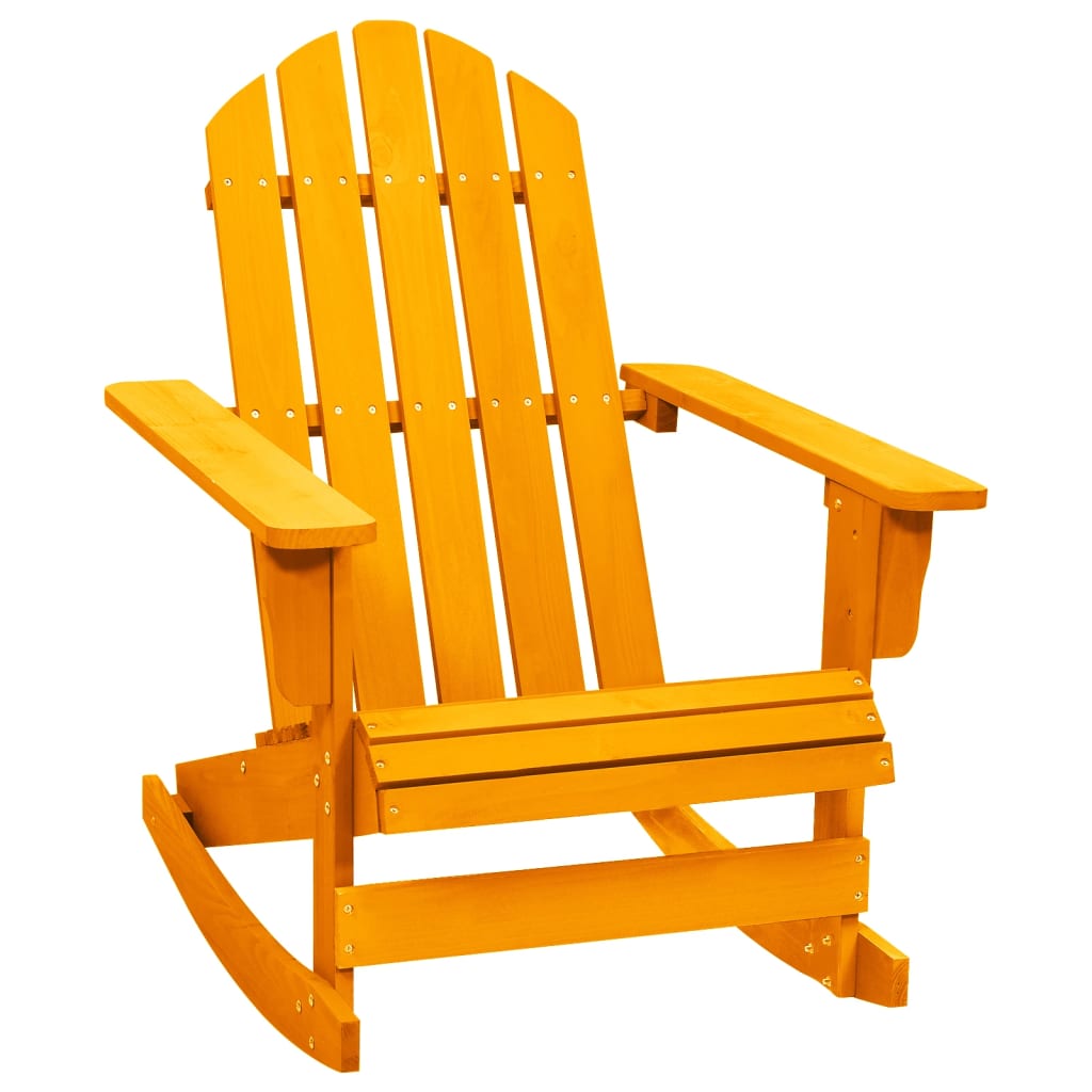 Adirondack gyngestol for hage heltre gran oransje