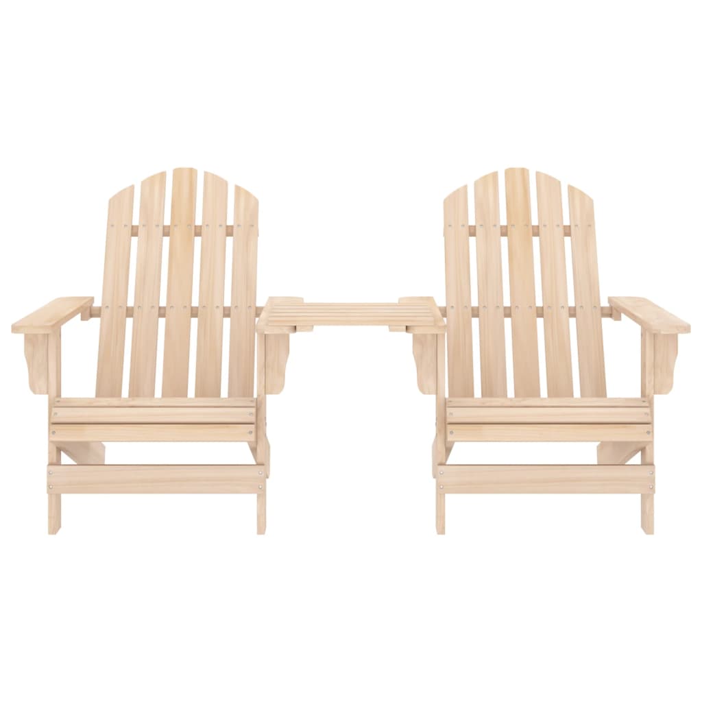 Adirondack hagestoler med tebord heltre gran
