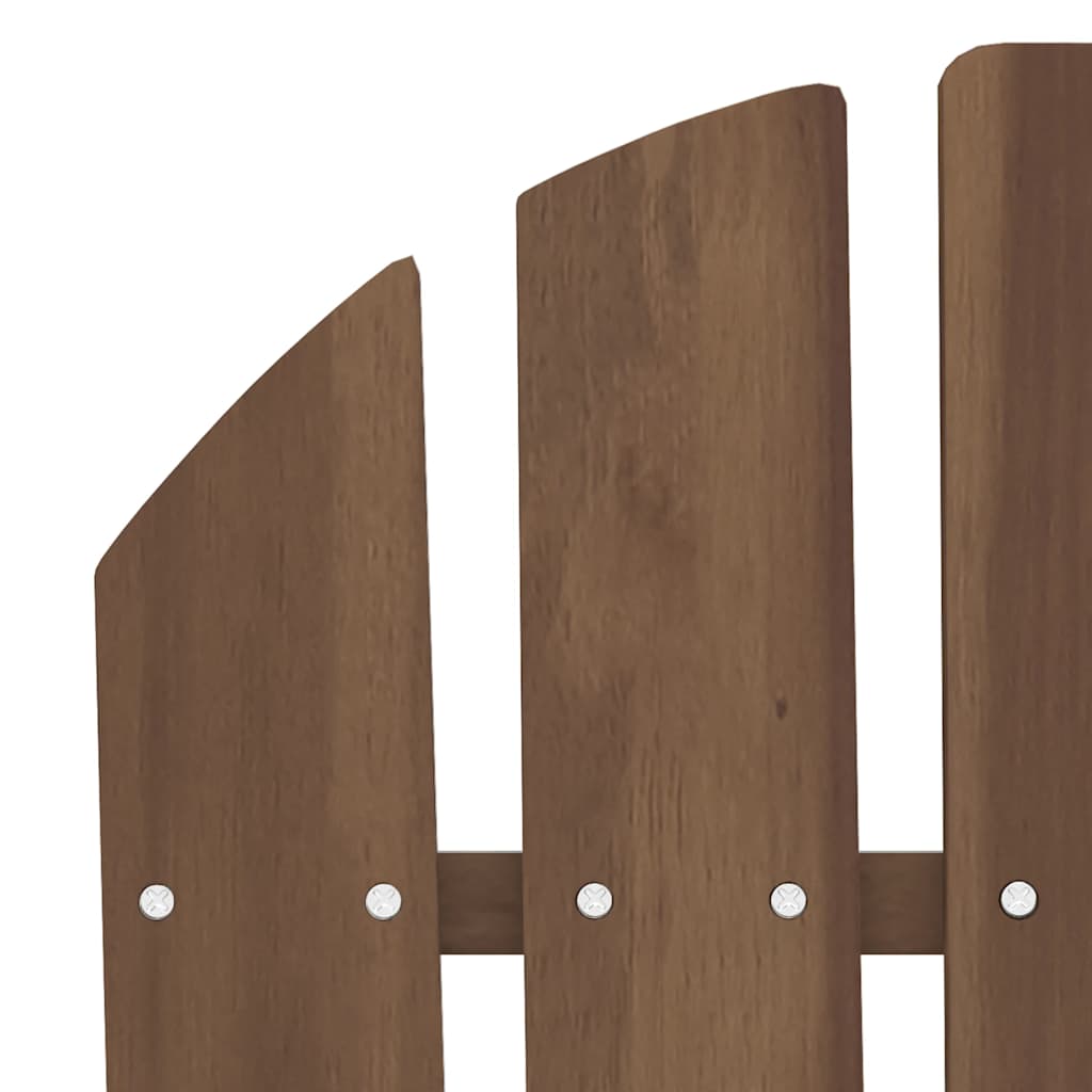 Adirondack hagestol 2-seters heltre gran brun