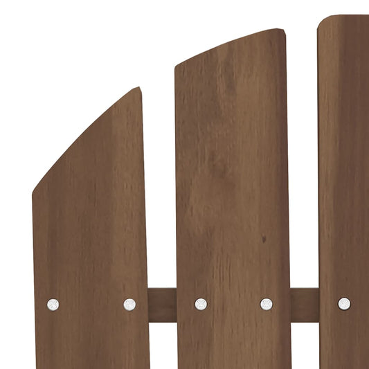 Adirondack hagestol 2-seters heltre gran brun