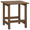 Adirondack hagestol med bord heltre gran brun