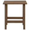 Adirondack hagestol med bord heltre gran brun