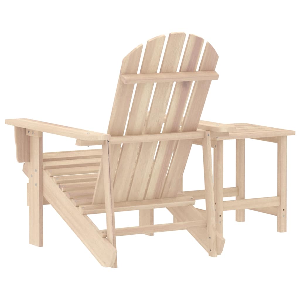 Adirondack hagestol med bord heltre gran