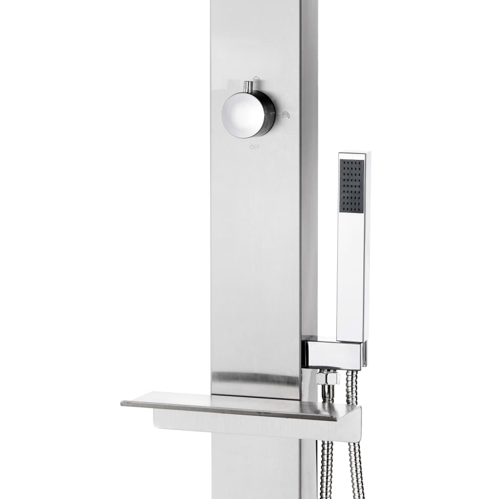 Hagedusj 220 cm rustfritt stål vidaXL