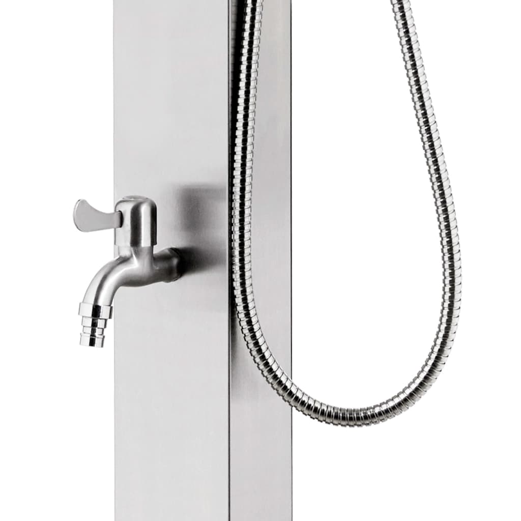 Hagedusj 220 cm rustfritt stål vidaXL