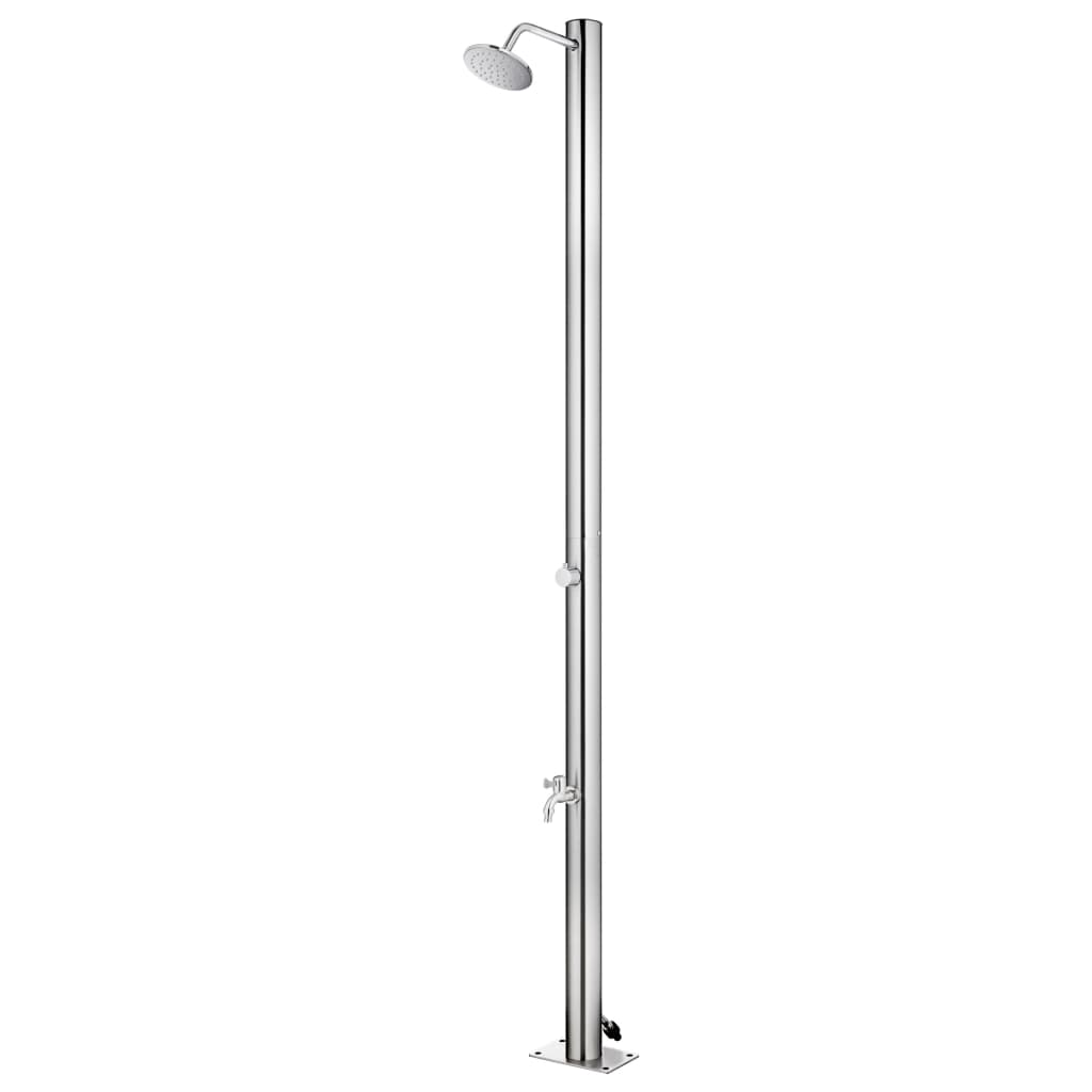 Hagedusj 215 cm rustfritt stål vidaXL