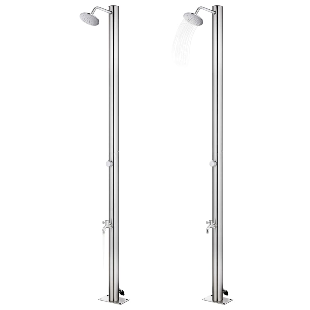 Hagedusj 215 cm rustfritt stål vidaXL