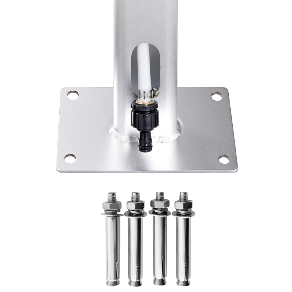 Hagedusj 215 cm aluminium vidaXL