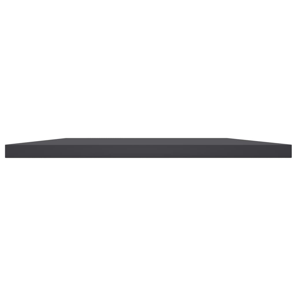 Hylleplater 8 stk grå 40x40x1,5 cm konstruert tre