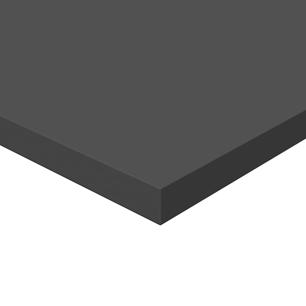 Hylleplater 4 stk grå 40x50x1,5 cm sponplate