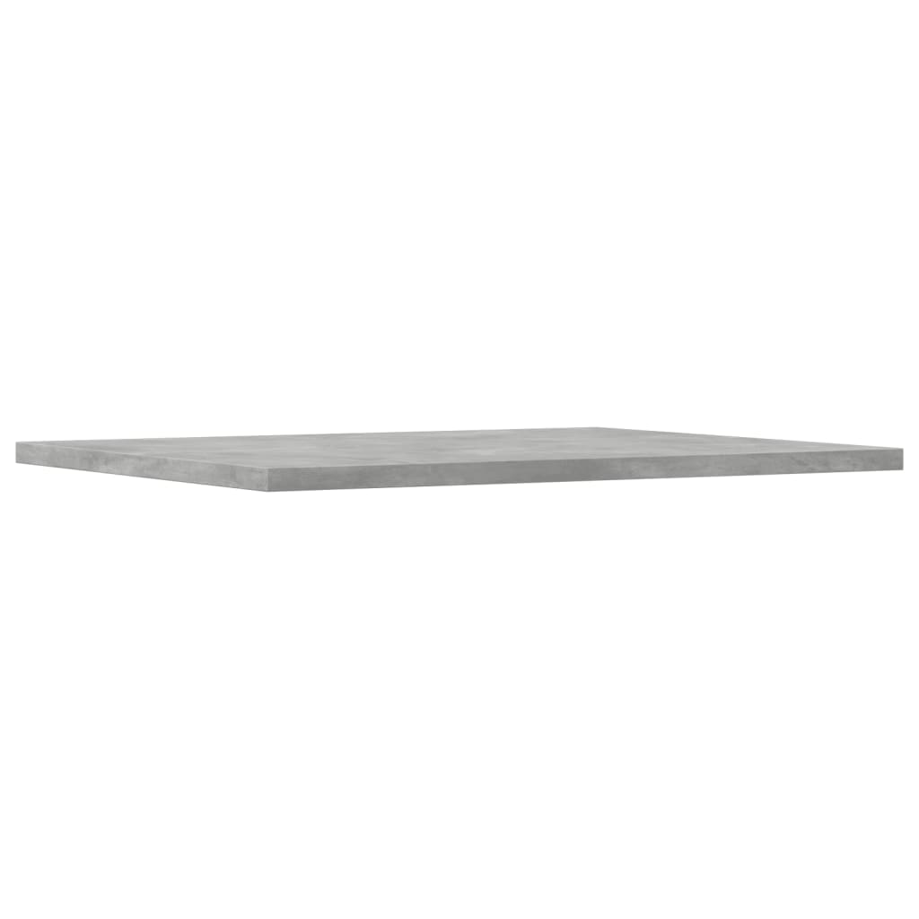 Hylleplater 8 stk betonggrå 40x50x1,5 cm konstruert tre