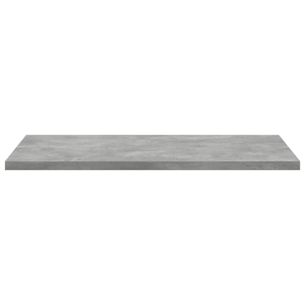 Hylleplater 8 stk betonggrå 40x50x1,5 cm konstruert tre