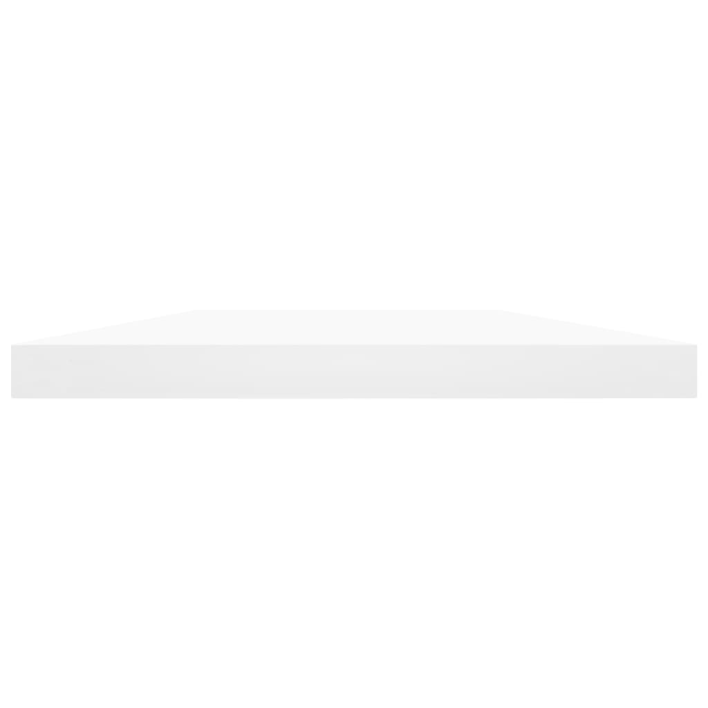 Hylleplater 4 stk hvit 60x10x1,5 cm konstruert tre