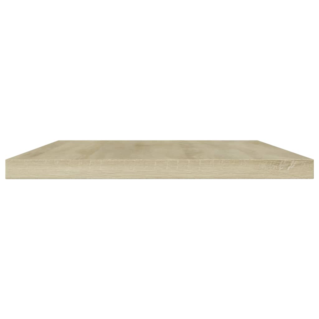 Hylleplater 4 stk sonoma eik 60x10x1,5 cm sponplate