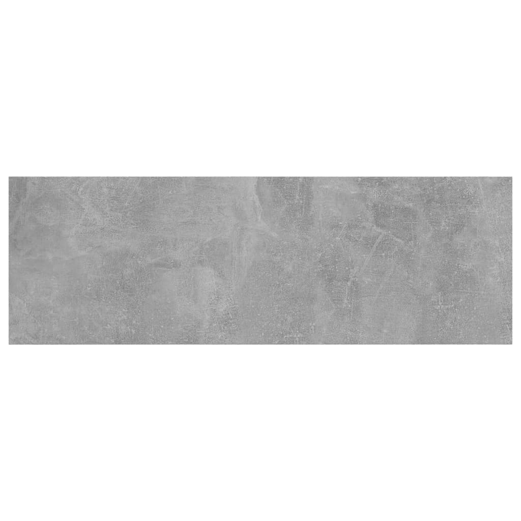 Hylleplater 4 stk betonggrå 60x20x1,5 cm sponplate