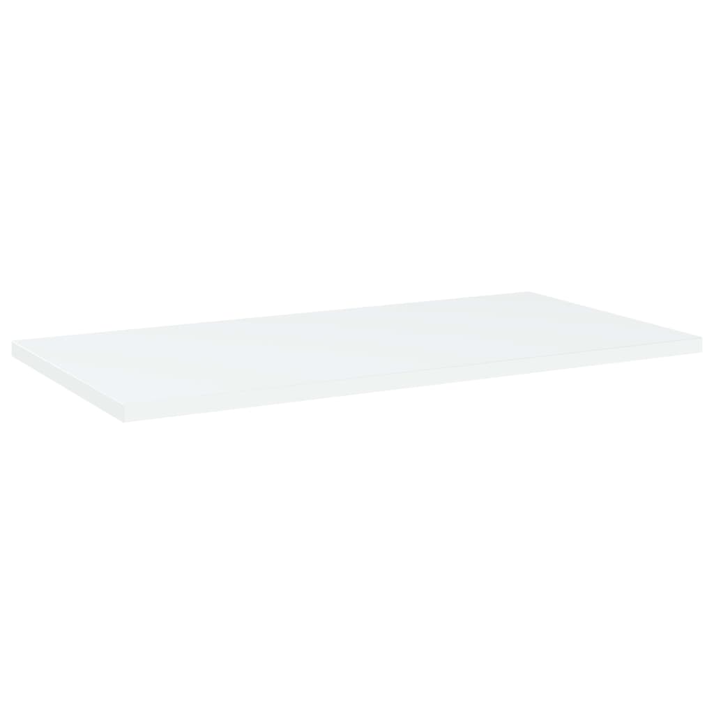Hylleplater 4 stk hvit 60x30x1,5 cm sponplate