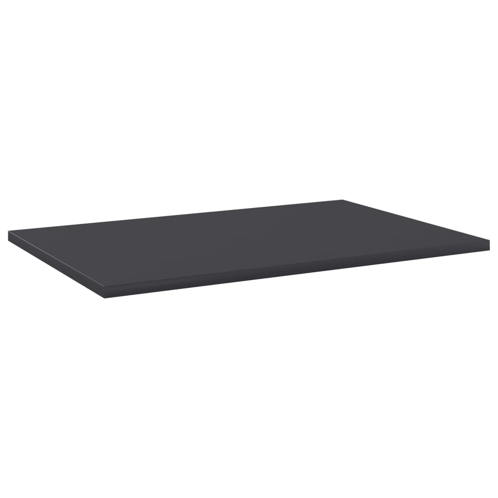 Hylleplater 8 stk grå 60x40x1,5 cm sponplate