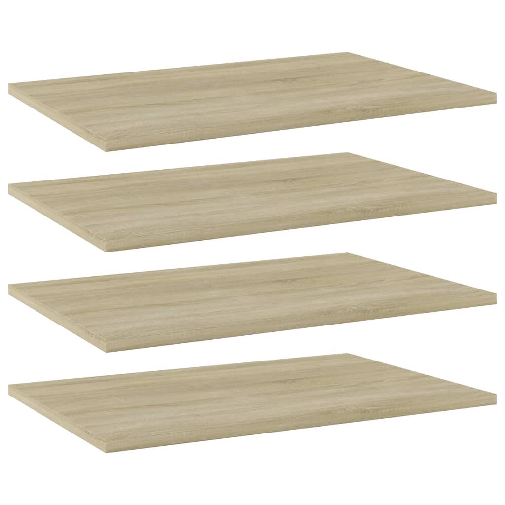 Hylleplater 4 stk sonoma eik 60x40x1,5 cm konstruert tre